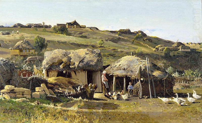 Nikolay Nikanorovich Dubovskoy In The Village china oil painting image